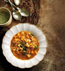 Sopa rica de legumes