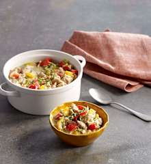 Chicken with Bell Peppers in Beer Sauce