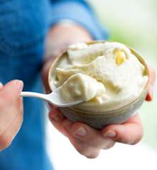 Sorbet banane et citron vert