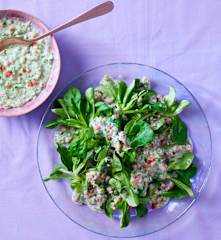 Speck-Zwiebel-Sahne-Dressing