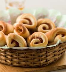 Pãezinhos enrolados