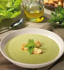 Crema di lattuga e menta