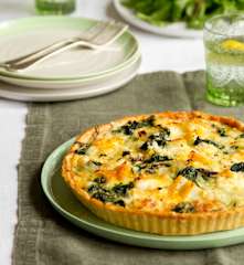 Torta salata di merluzzo e spinaci