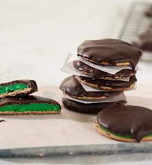Bocaditos de chocolate y menta