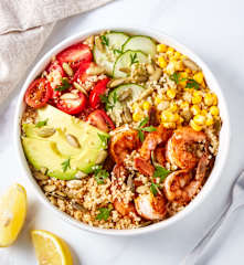 Spicy Shrimp and Quinoa Bowl