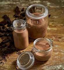 Iogurte grego de chocolate