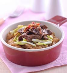 韭黃牛肉粉絲煲