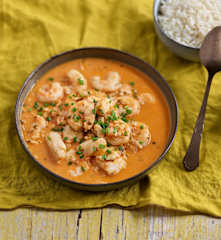 Zuppa di pesce con latte di cocco e riso (Bimby Friend)