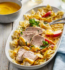 Schweinefilet mit Apfel-Kürbis-Sauce