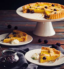 Crostata crema e amarene