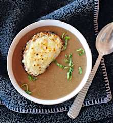 Soupe à la farine torréfiée