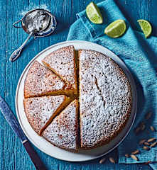 Torta al lime e cardamomo