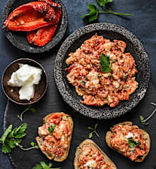 Pomazánka z pečených paprik