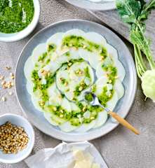 Kohlrabi-Carpaccio