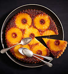 Gâteau à l'ananas caramélisé