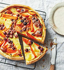 Quiche épaisse carotte-panais-noisettes