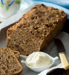 Fig and apricot tea bread
