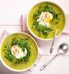 Sweet Pea and Zucchini Soup