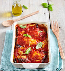 Involtini di melanzane al prosciutto