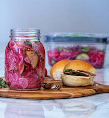 Quick sliced pickle (Thermomix® Cutter)