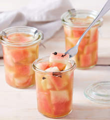 Pickled watermelon rind