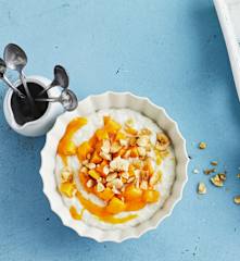 Kokos-Milchreis mit Mango