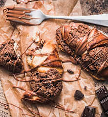 Crookie chocolat et praliné