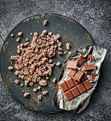 Chocolate con leche rallado grueso (70-100 g)