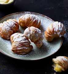 Code di aragosta con crema pasticcera