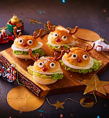Panini renna di Natale