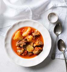 Costine di maiale con patate