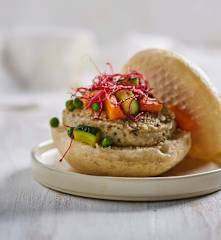 Fishburger con verdurine