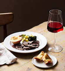 Ternera al vapor con verduras y panecillos de parmesano