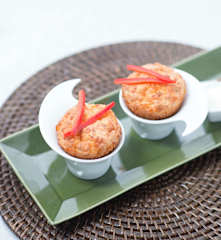 Muffins de jamón y queso