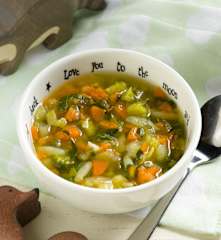Vegetable and Pasta Soup (12-18 months)