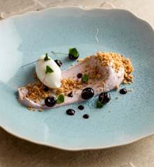 Blueberry Cheesecake, Yoghurt Sorbet