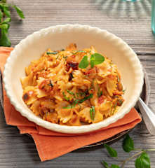 Ratatouille s těstovinami - z jednoho hrnce