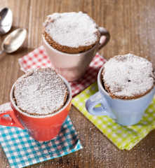 Mug cake de crema de cacao y avellanas