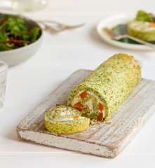 Spinach and Butternut Squash Roulade