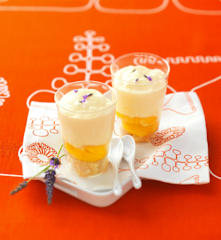 Tiramisu pêche-lavande