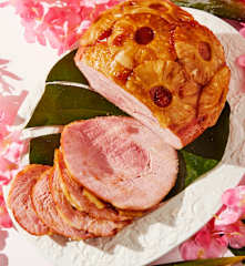Peach Glazed Ham