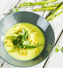 Grünspargel-Laksa