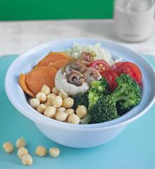 Quinoa and Vegetable Bowl with Tahini Dressing