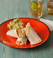 Burritos de poulet, sauce chipotle