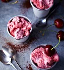 Fruchteis mit Eiszauber für Früchte