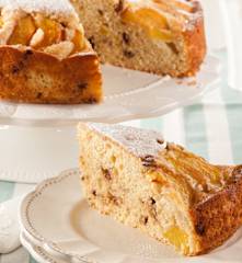 Bizcocho de nectarinas al oporto