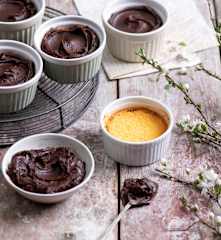 Mirelki sernikowe z kremem czekoladowym