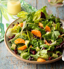 Hawaiian Salad with Honey and Lime Dressing