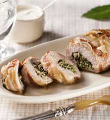 Arrosto ripieno agli spinaci