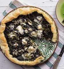 Quiche di spinaci e arance di Sicilia